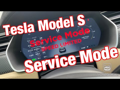 Tesla Model S - Servicemode aktivieren