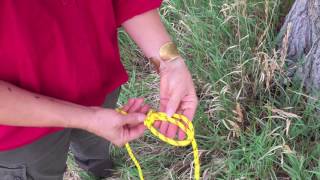 How to tie Bowline survival knots - with extra safety tail