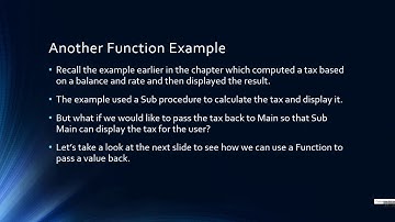 Using Functions in Visual Basic
