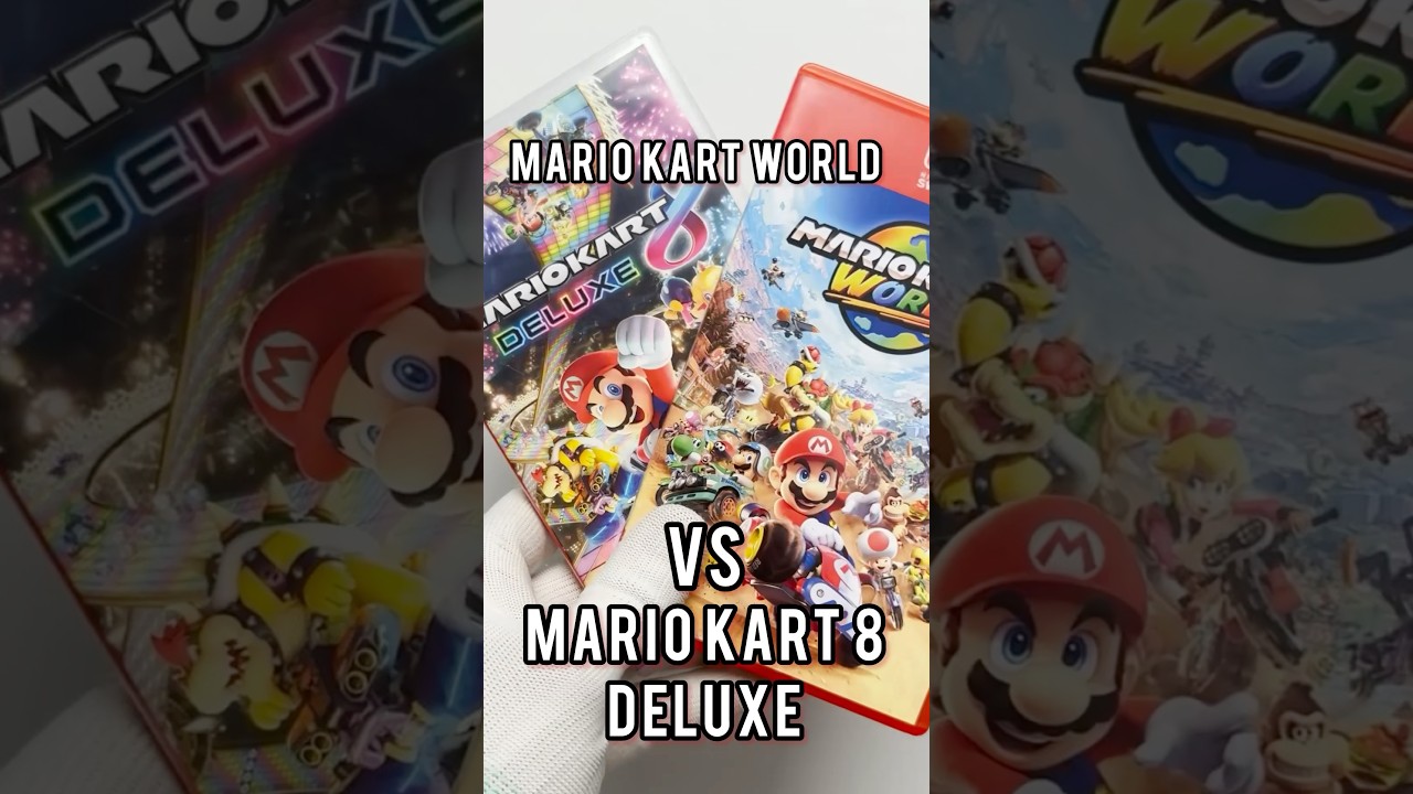 Mario Kart 8 Deluxe Vs Mario Kart World: Which is the BETTER GAME? 