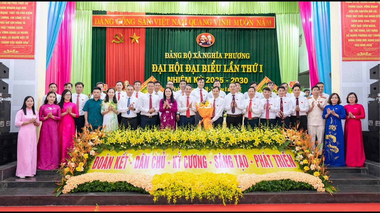 ĐẢNG BỘ XÃ NGHĨA PHƯƠNG - ĐẠI HỘI ĐẠI BIỂU LẦN THỨ I NHIỆM KỲ 2025 - 2030