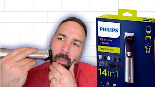 Philips  7000 14 in 1 Test,  Compared  To Oneblade Pro And BG7025