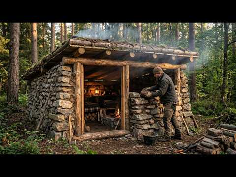 This Shelter Doesn’t Exist… But It’s Surprisingly Warm | Bushcraft, Survival