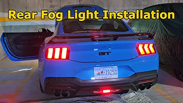 Rear Fog Light Installation Mustang S650 | HOW-TO