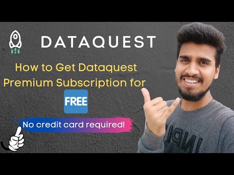 How to Get Dataquest Premium Subscription for Free | Dataquest Become a Data Scientist For Free