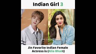 Bts Members Favorite Indian Female Actress Of All Time 