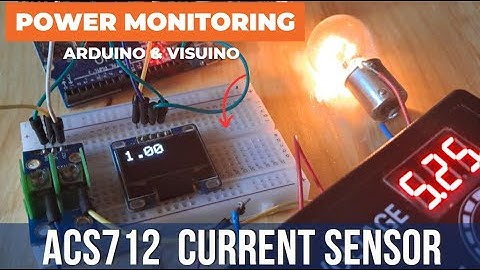Arduino ACS712 Current Sensor Using Visual Programming