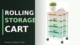 Dont Buy A Rolling Storage Cart Until You Watch This - Honest Amazon Review