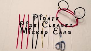 Pirate Pipe Cleaner Mickey Ears