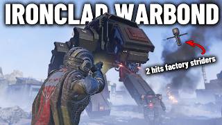 Helldivers 2 – The New Ironclad Democracy Warbond Is Unbelievable (Solo, Max Difficulty)