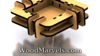 Ultra-Modern Tray: 3D Assembly Animation (720HD)