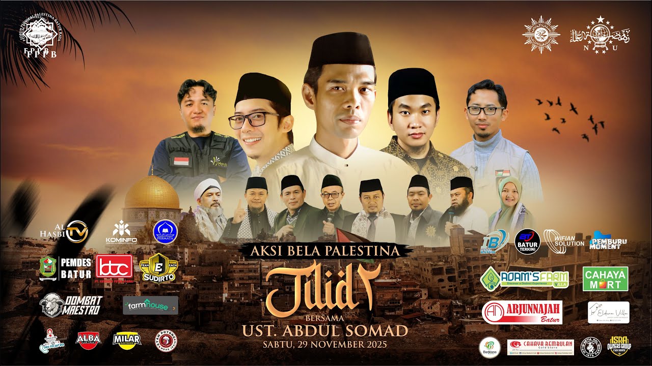 🔴LIVE BATUR BELA PALESTINA JILID 2 - UST. ABDUL SOMAD