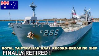 Finally, Australian Navy retires most influential tanker, HMAS Sirius after 15 years of service