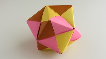 Origami Sonobe Octahedral Unit