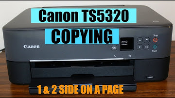 Canon TS5320 Copying Tutorial review.