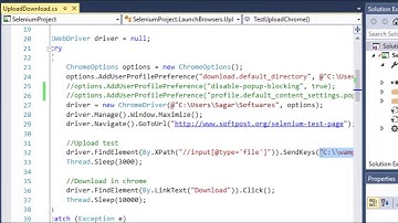 Lecture 24 - Uploading and Downloading files in Selenium in C#.Net