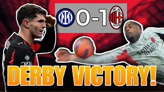 PULISIC SHINES AND MAIGNAN SAVES! MILAN WIN IN THE DERBY! 