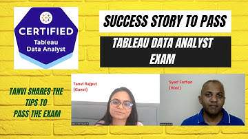 How I Passed Tableau Data Analyst Exam | Exam Tips you must know shared by Tanvi Rajput
