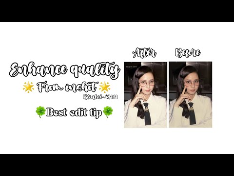 How to enhance quality of pic easy method From inshot| tutorial| by @Blinksé-27111