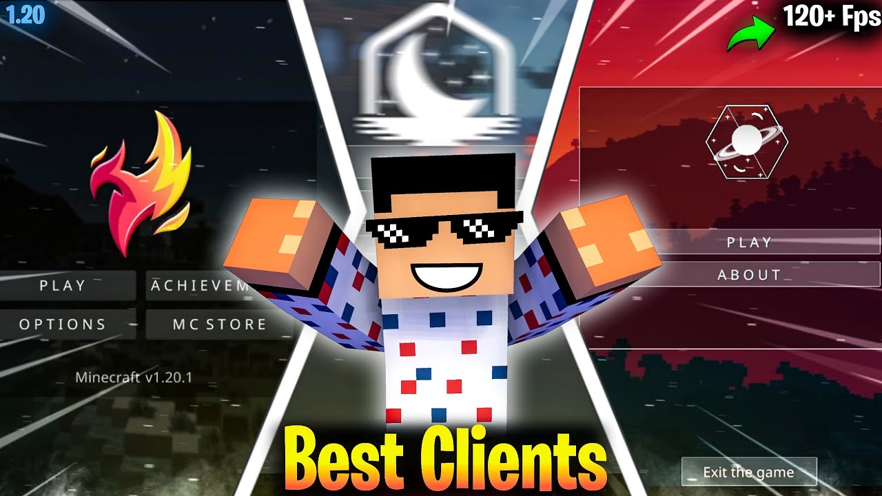 Top 5 Lag Fix CLIENT for Mcpe 1.20+ Best Fps Boost CLIENT for Minecraft ...