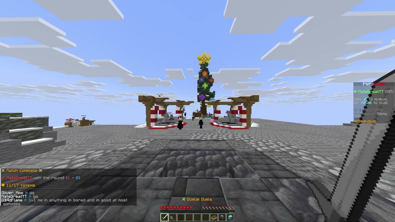 Minecraft played some crystal pvp