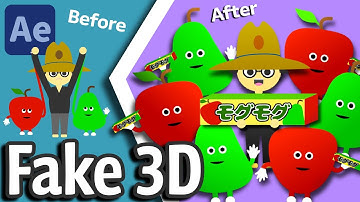 【After Effects】Fake 3Dに挑戦したら、キャラ表現が一気に成長した！
