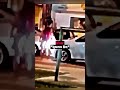 Road Rage Driver Breaks Cars Side Mirror