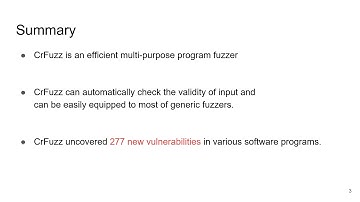 CrFuzz: Fuzzing Multi-purpose Programs through Input Validation (Teaser, ESEC/FSE 2020)