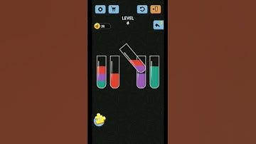 Water Color Sort Level 4 Walkthrough Solution iOS/Android | user help | #short