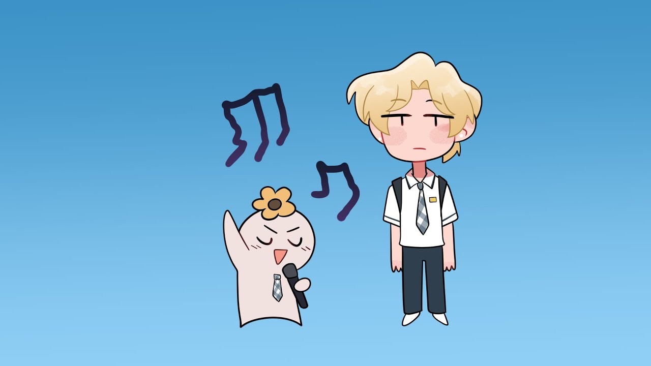 singing practice with yeosang