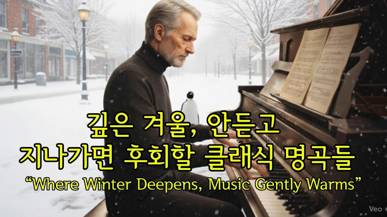 눈이 내리는 날, 꼭 듣고 싶은 클래식 명곡들을 모았습니다. /고요한 클래식 선율 속에서 마음의 평화를 느껴보세요. Healing Classics와 함께하는 하루의 쉼표.