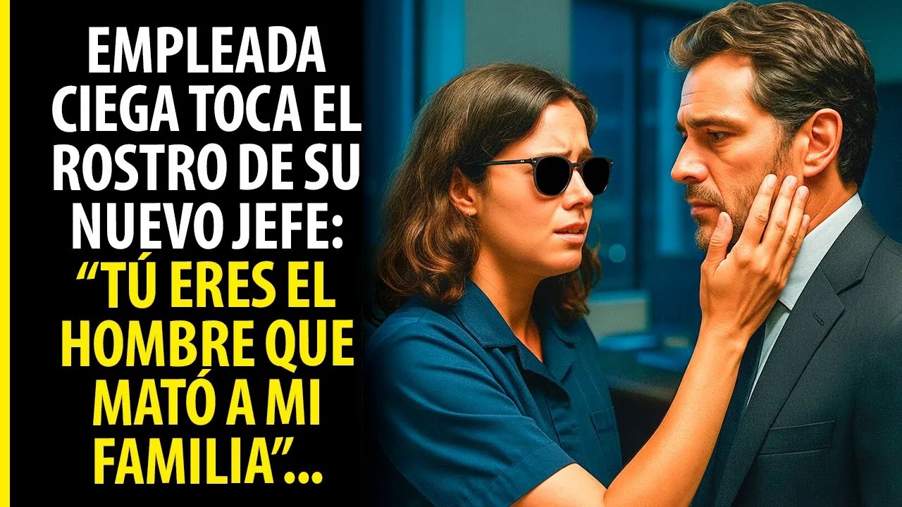 EMPLEADA CIEGA TOCA EL ROSTRO DE SU JEFE NUEVO： 'TÚ ERES EL HOMBRE QUE MATÓ A MI FAMILIA'    es