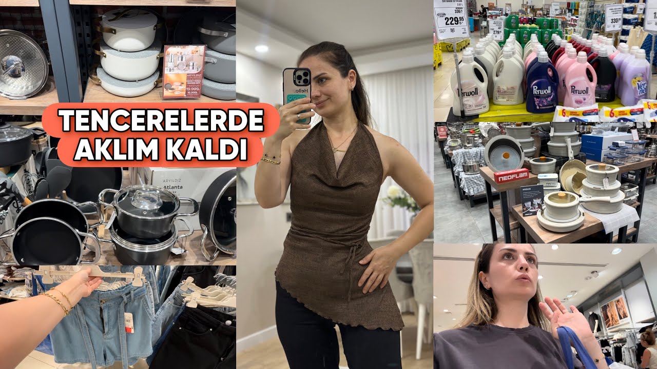 DEĞİŞİM DİYE GİTTİM😇TENCERE SETLERİ FİYATLARI⁉️HEPSİ GÜZELDİ✅NE ALDIM😇DENEDİM HARİKA😍İNDİRİMDELER