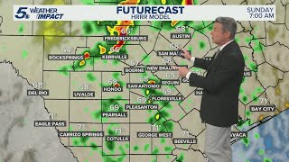 Chance for thunderstorms tonight and through the weekend | KENS 5 Weather Impact Forecast