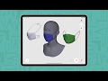 DIY Face Masks per CDC Guidelines on 3D app