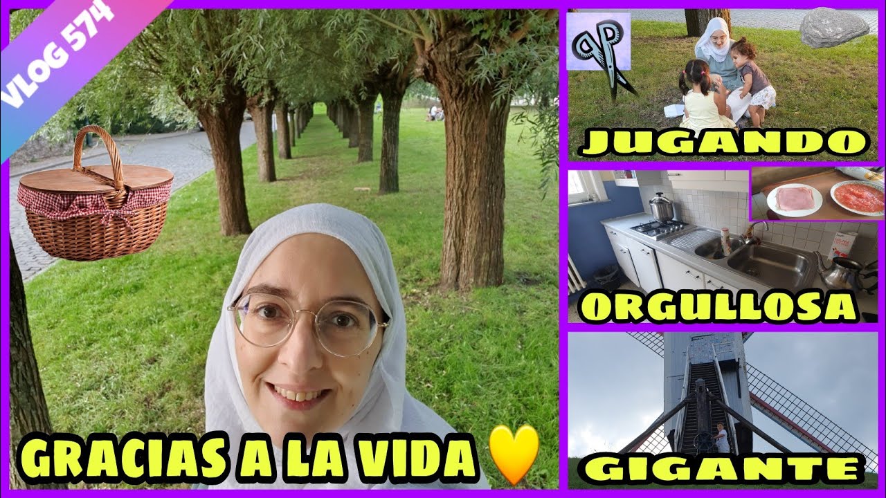 NOS VAMOS DE PICNIC EN FAMILIA + ELLA NO SE RINDE NUNCA + JAMON DELICIOSO + FRASES MOTIVADORAS