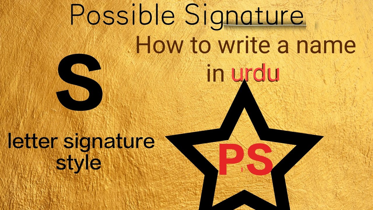 Possible signature..