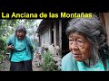 la anciana de las montañas esta muy triste porque no tiene electricidad solo los perros la acompañan