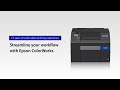 Epson colorworks label printers  experience the power of color
