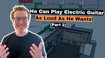 He Can Play Electric Guitar As Loud As He Wants! Part 2