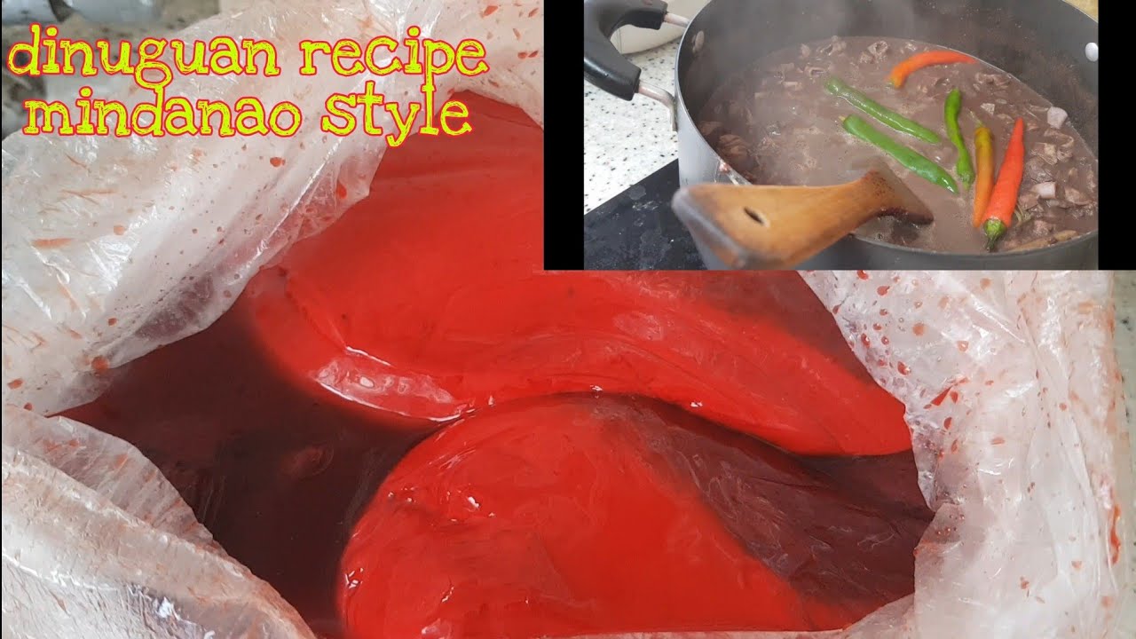 Dinuguan(Pig intestine and blood) recipe//mindanao recipe YouTube