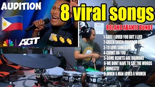 8 VIRAL SONG OF ROLAND ABANTE BUNOT WITH DRUM COVER