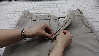 Replacing Zipper in Pants
