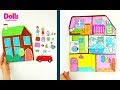 PAPER DOLLSHOUSE DIY TUTORIAL PAPERCRAFT FOR KIDS