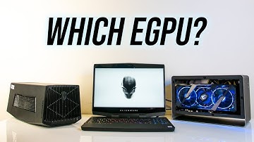 Alienware Graphics Amplifier or Thunderbolt 3? eGPU Comparison