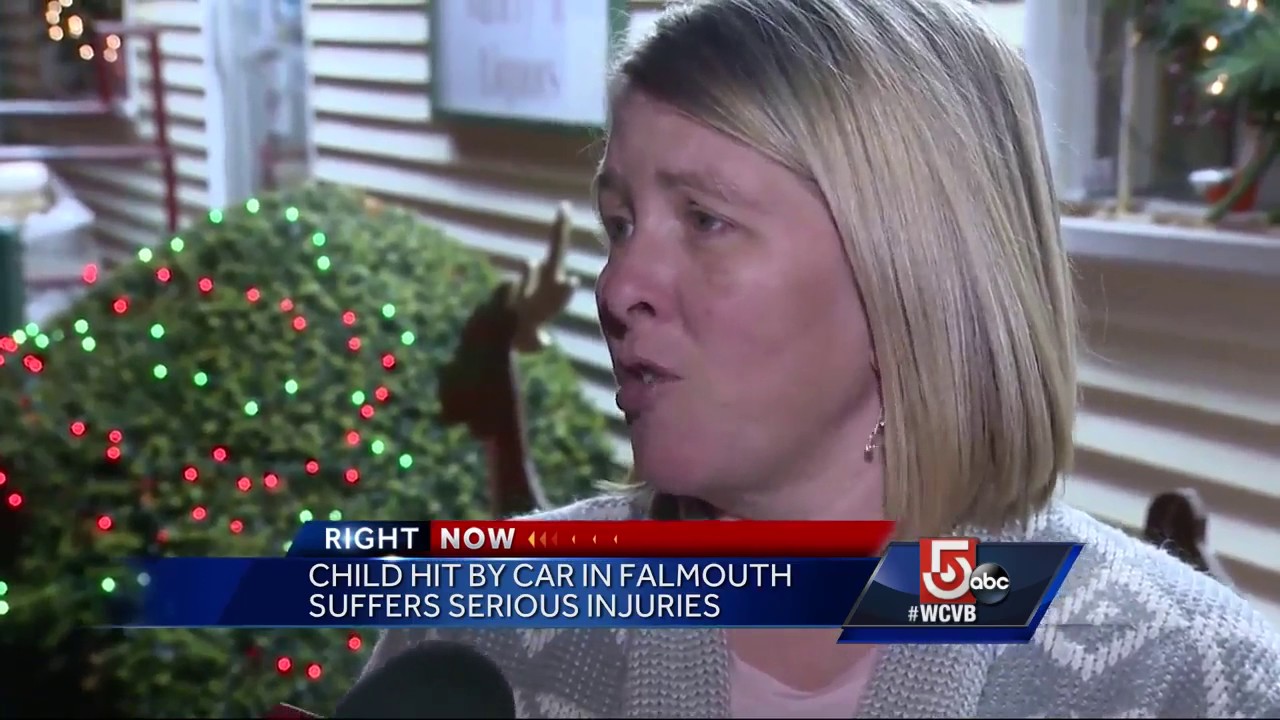 Girl recovering after getting hit by car in Falmouth - YouTube