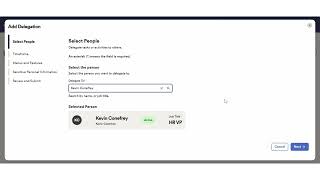 Delegate Task To Another Person- Timecard/PTO
