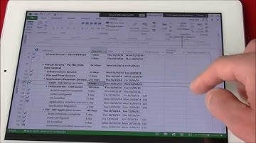 Microsoft Project on iPad IOS Device