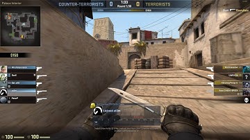 1v4 USP-S Mirage Retake