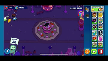 Bloons adventure time td: necro candy map 1 extreme mode speedrun